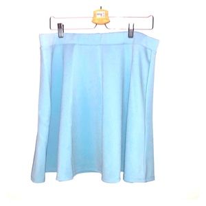 Baby blue skater skirt
